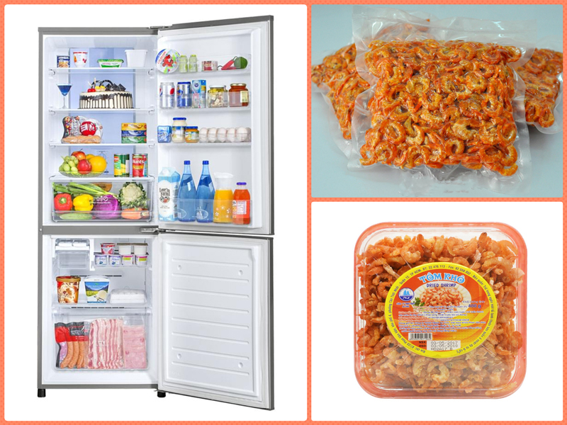 Cách bảo quản tôm tươi trong tủ lạnh