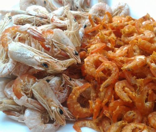 Tôm khô nguyên vỏ