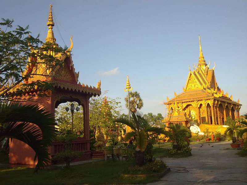 Chùa Khmer Monivongsa Borapham biểu tượng kiến trúc Khmer