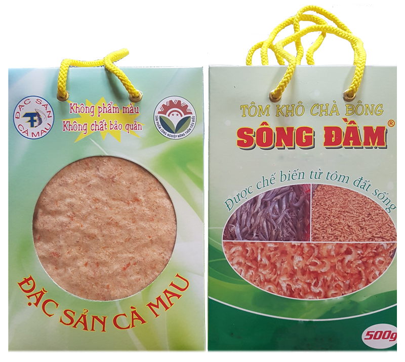 Đóng gói chà bông tôm